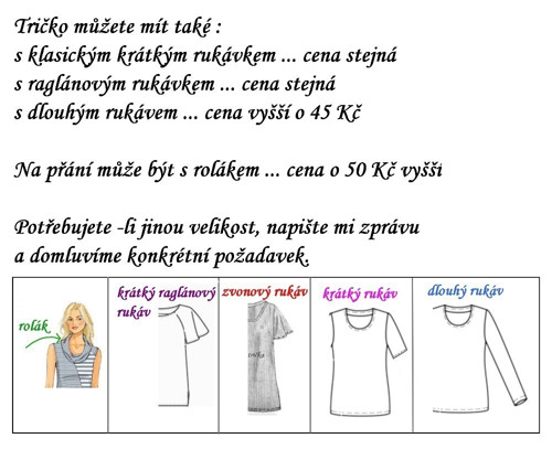 Tričko Dot & Flowers — foto 3
