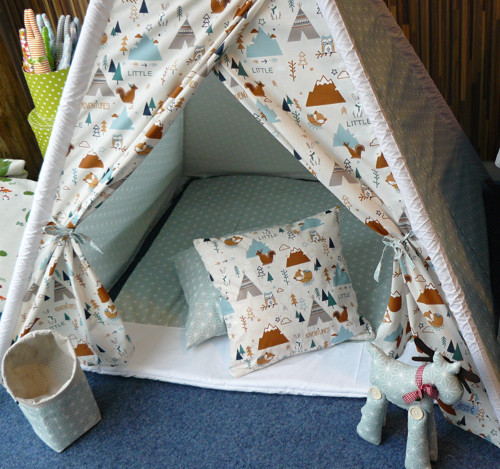 Dětské teepee ledové zvířátkové — foto 2