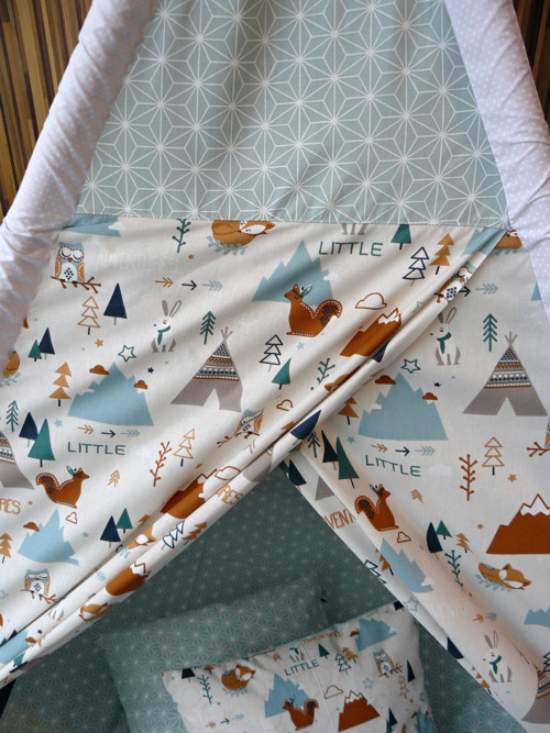 Dětské teepee ledové zvířátkové — foto 5