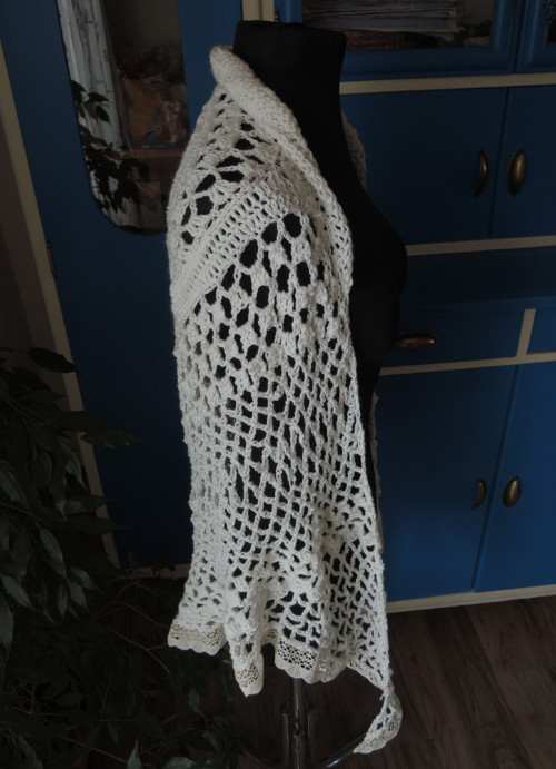 Andělský (svatební) háčkovaný pléd — foto 2