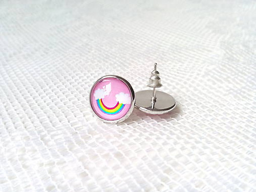 Rainbow earrings — foto 2