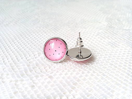 Pink watermelon earrings — foto 2
