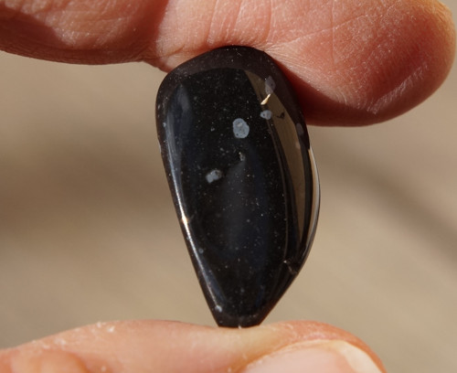 Obsidián sněžný (23 mm) J450 — foto 3