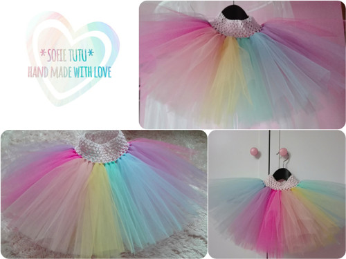 TUTU sukně duhová — foto 2