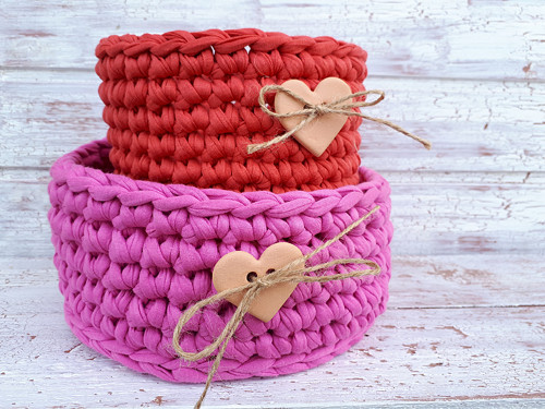 Hobby košík magenta - na přání — foto 4