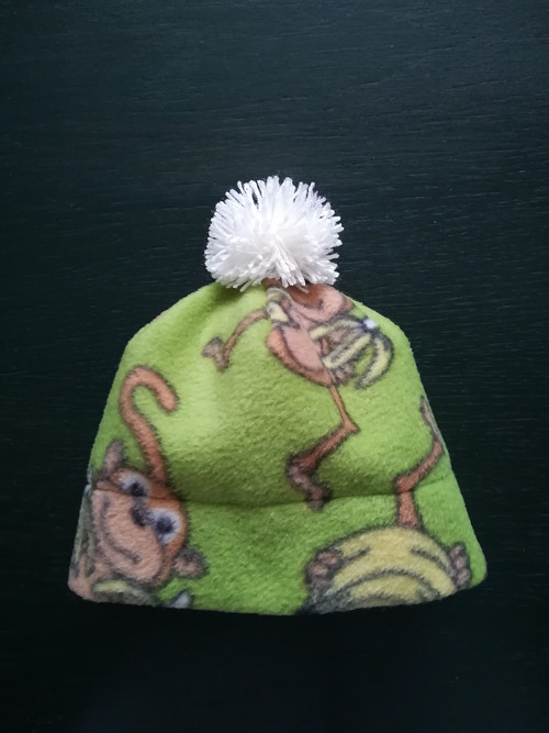 Čepička fleece dětská "Opičky" — foto 3