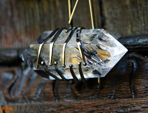 Nerezový náhrdelník..." Crystal airship " — foto 4