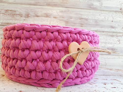 Hobby košík magenta - na přání — foto 5