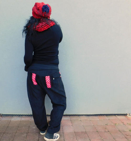 Turecké kalhoty - Red and Ping Dots — foto 5