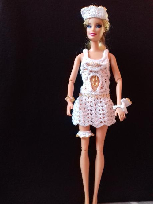 Šatičky proBarbie č. 3 Barbie v bílém — foto 2