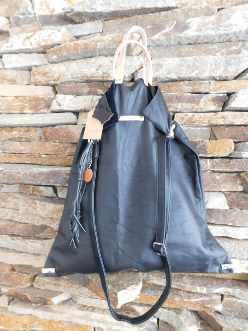 Kožený crossbag-batoh — foto 2