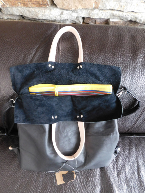 Kožený crossbag-batoh — foto 3