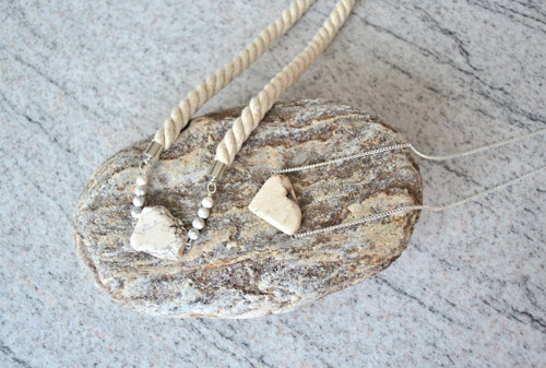 Náhrdelník Heart White Magnesite — foto 6