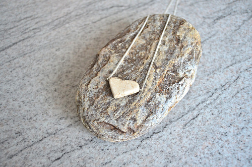 Náhrdelník Heart White Magnesite — foto 2