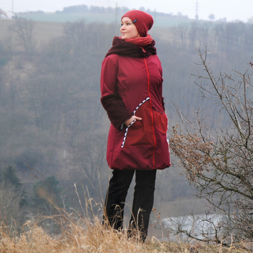 "Vínový Králík"...kabátek softshell — foto 2