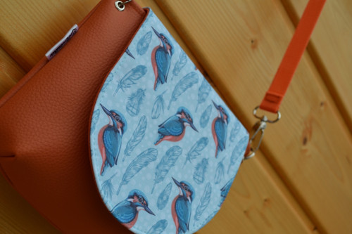 Crossbody kabelka Sandra - ledňáček — foto 2