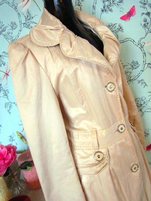 Kabát spring in cream — foto 2