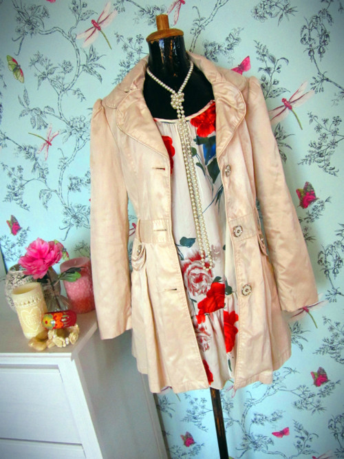 Kabát spring in cream — foto 5