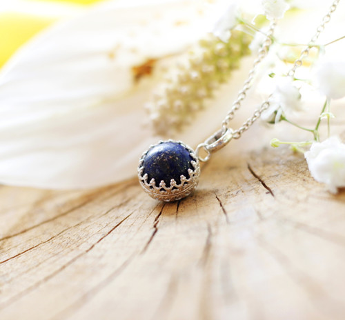 Lapis kuli - stříbro (Ag 925, lapis lazuli) — foto 2
