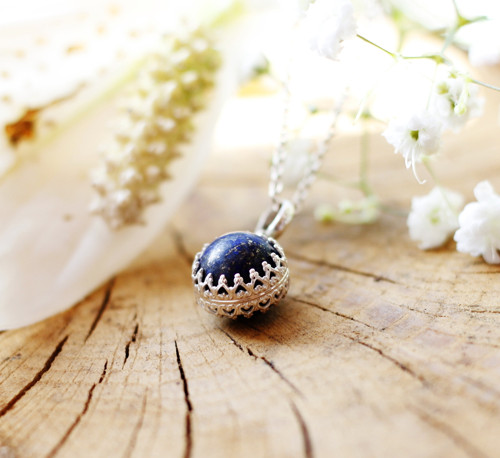 Lapis kuli - stříbro (Ag 925, lapis lazuli) — foto 3