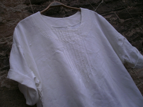 Lněné šaty bílé — foto 2