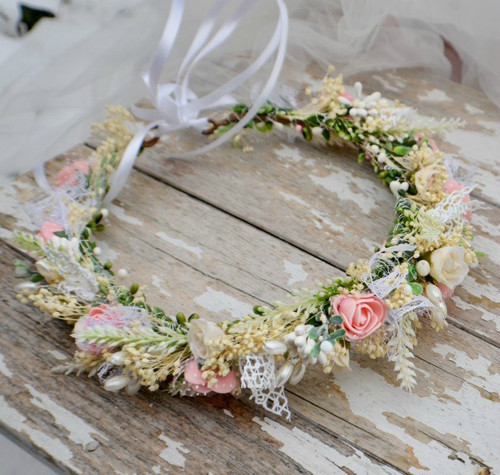 Věneček do vlasů shabby chic — foto 5