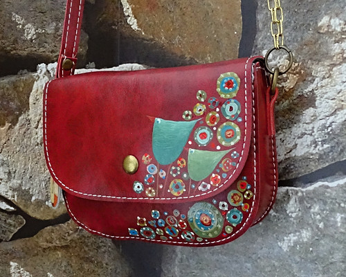 CrossBody "DÁMA V ČERVENÉ" — foto 5