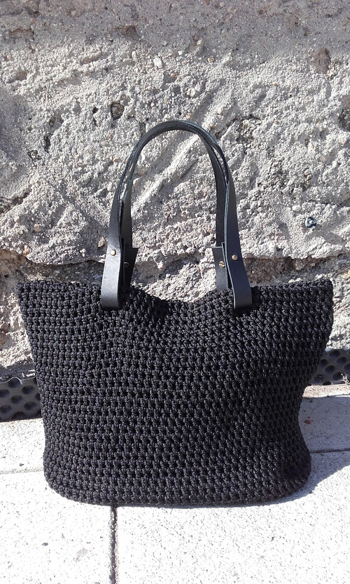 Kabelka háčkovaná "nera" — foto 5