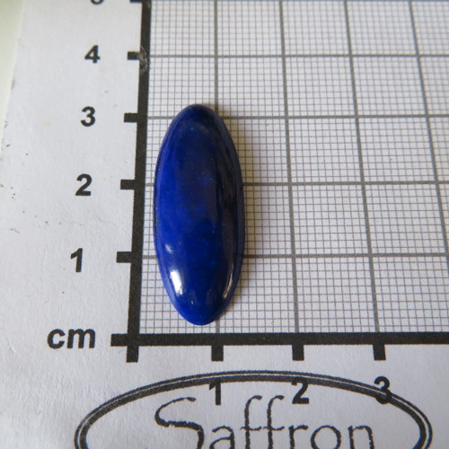 Lapis lazuli Extra, přírodní, kabošon č.08 — foto 2