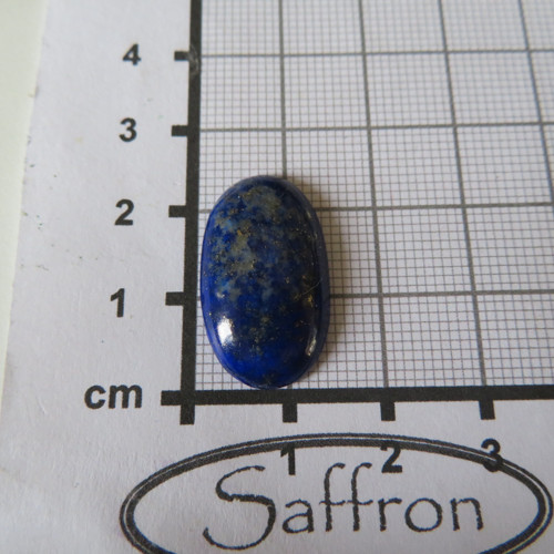 Lapis lazuli Extra, přírodní, kabošon č.016 — foto 2