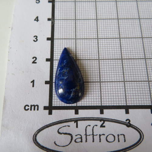 Lapis lazuli Extra, přírodní, kabošon č.017 — foto 2