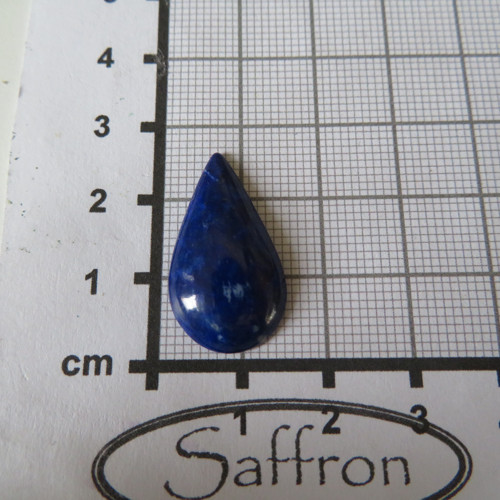 Lapis lazuli Extra, přírodní, kabošon č.018 — foto 2