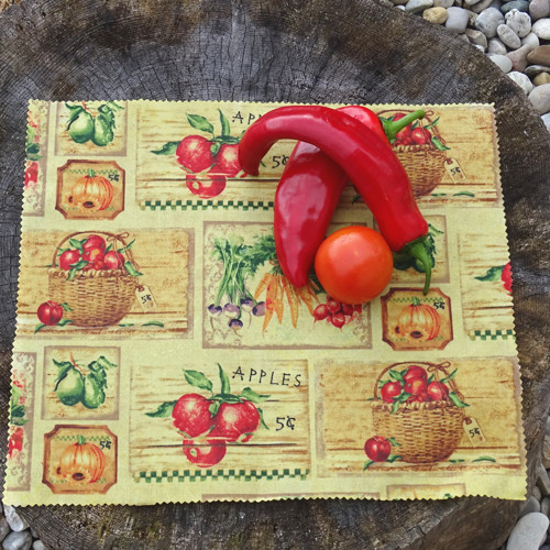 Voskovaný ubrousek - Ovoce a zelenina — foto 2