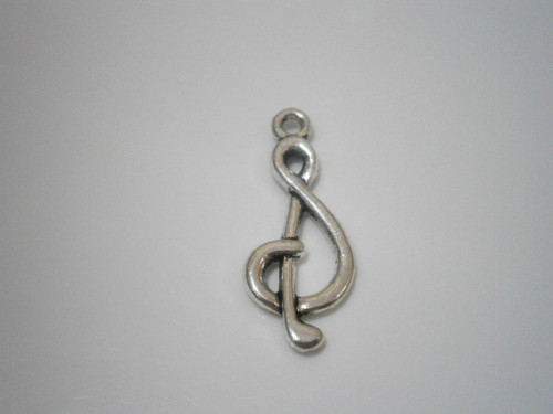 Kovový přívěsek - "Houslový klíč" — foto 2