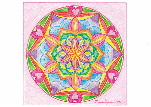 Mandala-Vějířový květ — foto 2