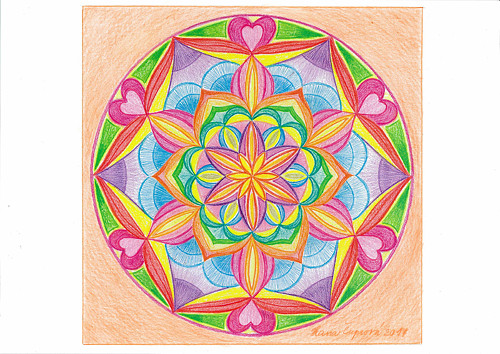 Mandala-Vějířový květ — foto 4