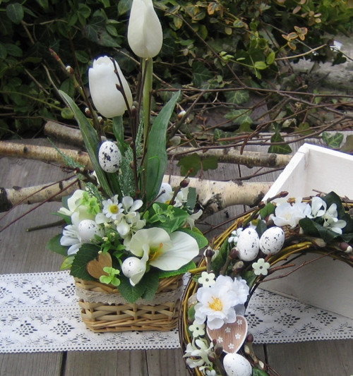 Jarní košíček s tulipány — foto 2