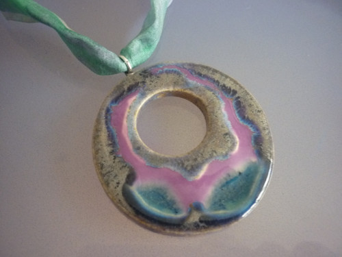 Náhrdelník - Silver-Pink — foto 2