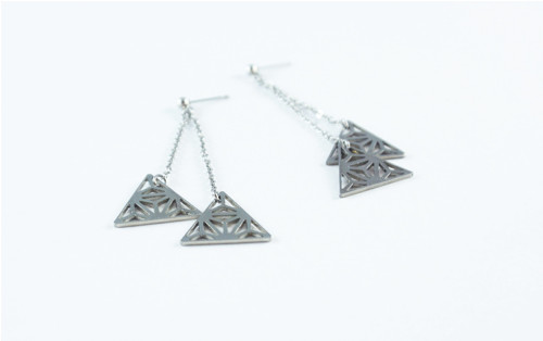 Náušnice triangl — foto 2