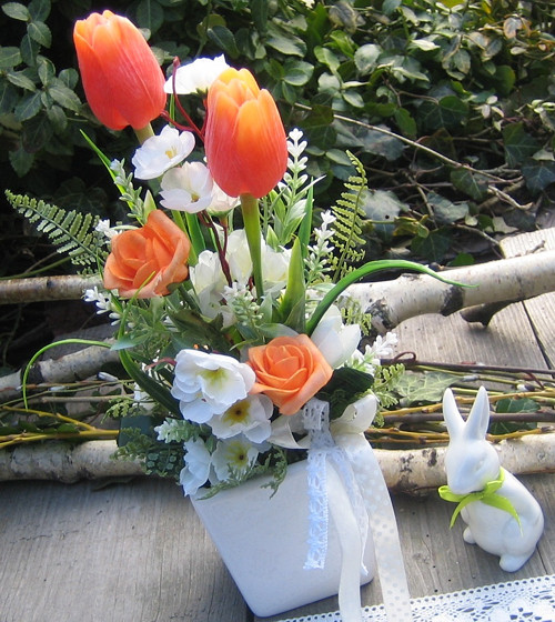 Tulipány, růže a zajíček.. — foto 3