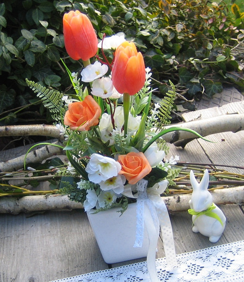 Tulipány, růže a zajíček.. — foto 4