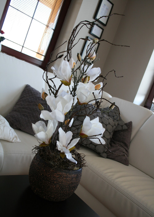 Bronzová koule s magnoliemi — foto 3