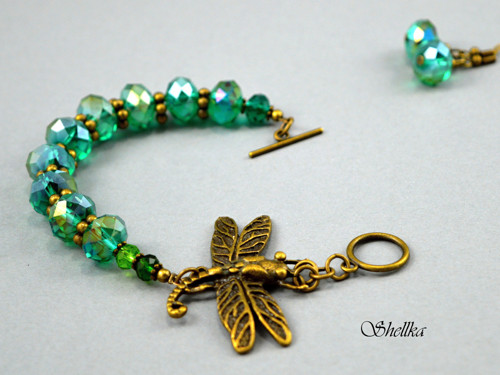 Náramek ,,DRAGONFLY,, +náušnice ZDARMA — foto 2