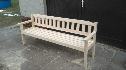 Zahradní lavice 180cm — foto 3