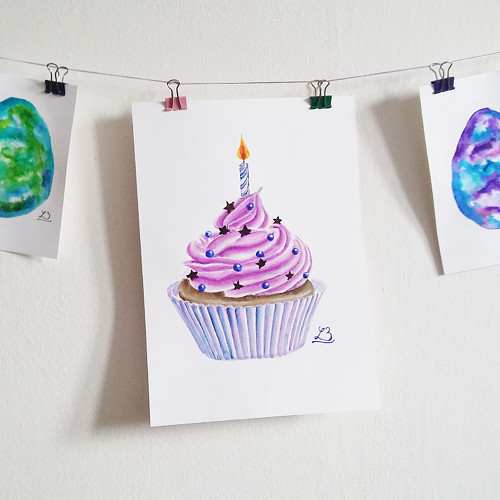 Narozeninový cupcake — foto 2