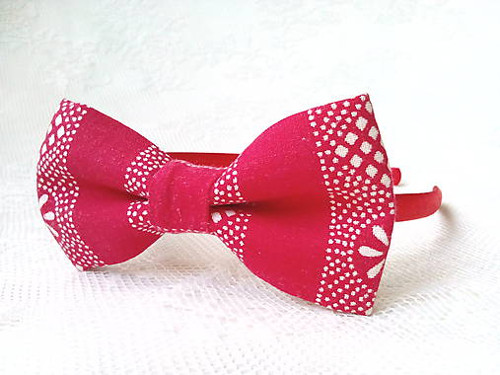 Red folk headband — foto 2