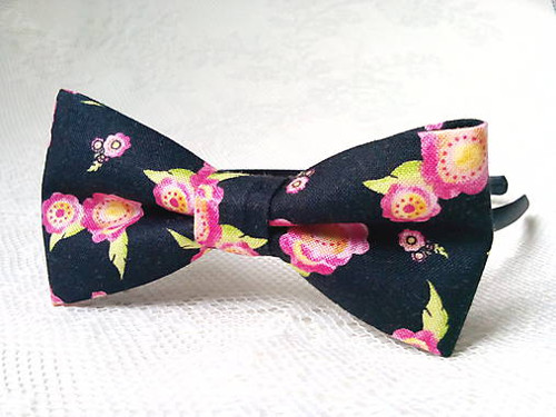 Romantic headband (black/flowers) — foto 2