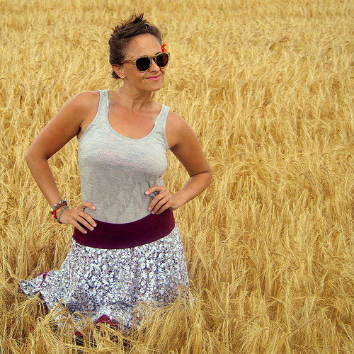 Máky a zlaté klasy... - sukně — foto 5