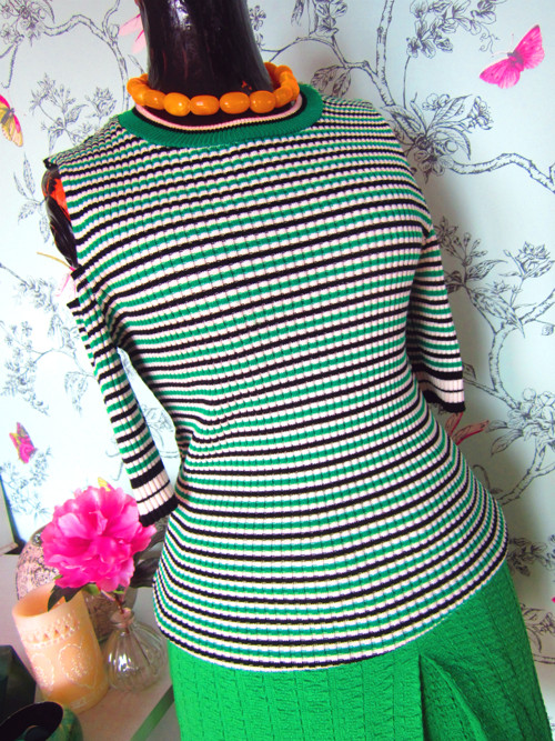 Retro top v pruhu — foto 2