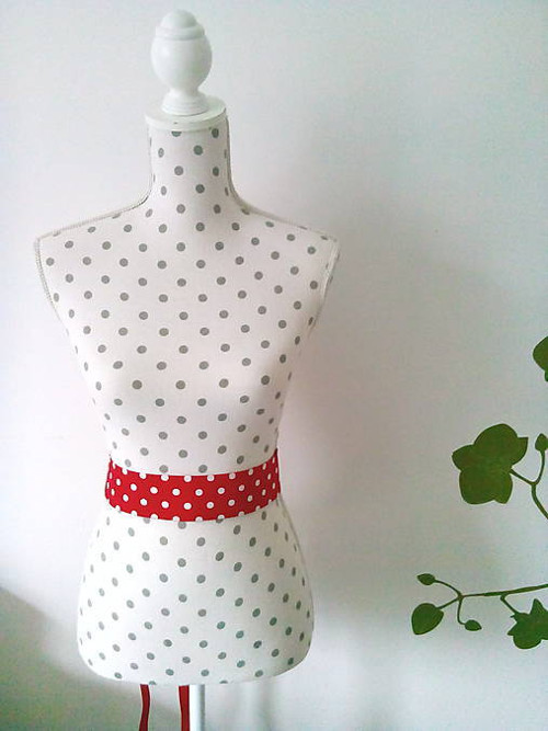 Pin Up belt (red/white polka dots) — foto 3